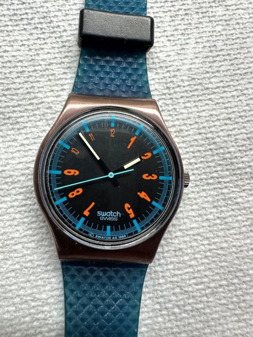 Swatch Watch Ice Breaker GX113 Vintage 1989